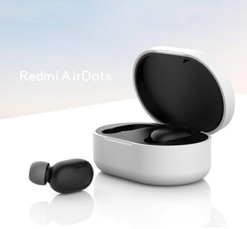 Draadloze Hoofdtelefoon Opladen Box Bluetooth Hoofdtelefoon Case Box Siliconen Beschermhoes Voor Xiaomi Airdots Voor Redmi Airdots 01