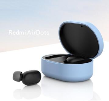 Draadloze Hoofdtelefoon Opladen Box Bluetooth Hoofdtelefoon Case Box Siliconen Beschermhoes Voor Xiaomi Airdots Voor Redmi Airdots 07