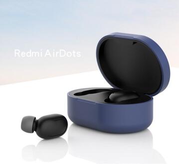 Draadloze Hoofdtelefoon Opladen Box Bluetooth Hoofdtelefoon Case Box Siliconen Beschermhoes Voor Xiaomi Airdots Voor Redmi Airdots 08