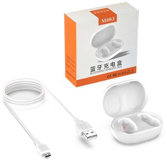 Draadloze Koptelefoon Charger Box Voor Xiaomi Redmi Airdots Echte Draadloze Headset Opladen Case wit for Xiaomi