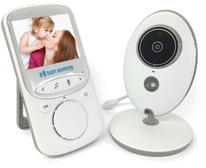 Draadloze Lcd O Video Babyfoon Radio Nanny Muziek Intercom Ir 24H Baby Walkie Talkie Babysitter VB605 US