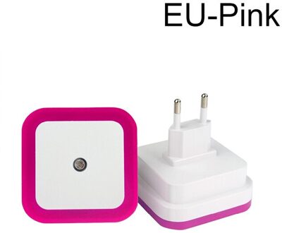 Draadloze Led Nachtlampje Sensor Verlichting Eu Us Plug Nachtlampje Lamp Voor Slaapkamer Decoratie Gang Lamp Babykamer Nachtlampje EU-roze