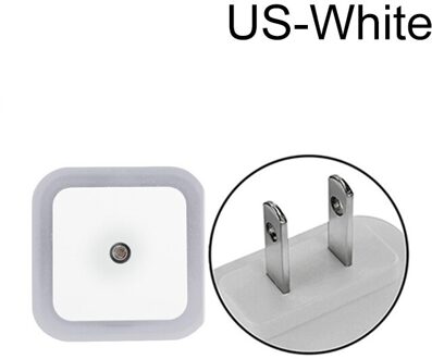 Draadloze Led Nachtlampje Sensor Verlichting Eu Us Plug Nachtlampje Lamp Voor Slaapkamer Decoratie Gang Lamp Babykamer Nachtlampje US-wit