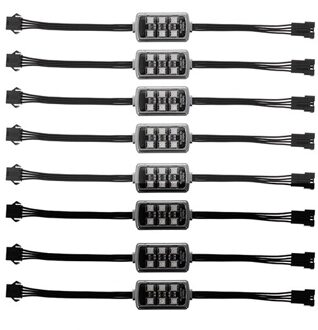 Draadloze Motorfiets Rgb Led Onder Glow Neon Strip Licht Kit Met Afstandsbediening Voor Auto Atv Motorfiets Knight 8stk