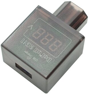 Draadloze Oplader 2 In 1 Digitale Voltmeter Spanning 48V/60V/72V/96V Voor elektrische Auto Mobiele Telefoon Usb Charger Power Bank Rood