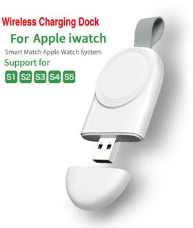Draadloze Oplader Base Usb Horloge Charger 2W Max Voor Iwatch Magnetische Charger Keychain