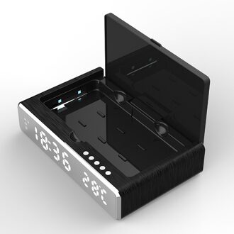 Draadloze Oplader Led Wekker Telefoon Draadloze Oplader Qi Charging Pad Digitale Thermometer Voor Iphone 11 Pro Xsmax X Huawei disinfection model