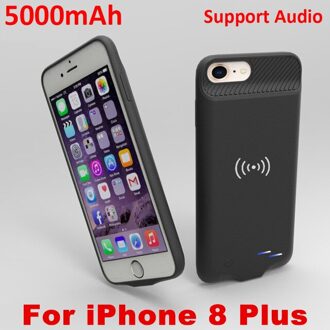 Draadloze Oplader Power Bank Cover Voor Iphone 6 6S 7 8 Plus Qi Draadloze Opladen Acculader Gevallen Voor iphone 8 7 6 6S Case For iPhone 8 Plus