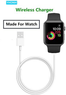 Draadloze Oplader voor Apple horloge 1/2/3/4 USB snelle wirless opladen 3.3Ft/1m kabel, compatibel met Apple Horloge 38mm/42mm