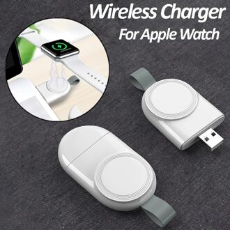 Draadloze Oplader Voor Apple Horloge Serie 6 Se 5 4 3 2 1 Opladen Dock Station Usb Draagbare Draadloze Oplader voor Iwatch 6 Se 5 4