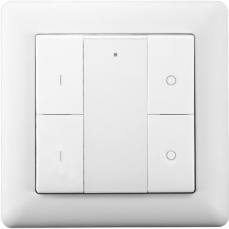 Draadloze Schakelaar - Smart WiFi - ED-10012 - ZigBee - 2-voudig Schakelaar - Wit