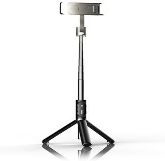 Draadloze Selfie Bluetooth Stick Bluetooth Zelf Schieten Afstandsbediening Statief Handheld Camera Self Timer Sticks zwart