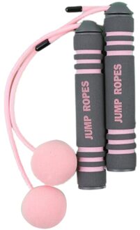 Draadloze Springtouw Wirwar Rapid Speed Ropeless Springtouw Thuis Workout Apparatuur Voor Vrouwen Mannen Kinderen Roze