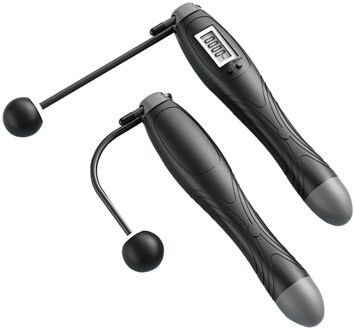 Draadloze Springtouwen Smart Elektronische Digitale Draadloze Skip Touw Calorieverbruik Fitness Body Building Oefening Jumping Touw Rood