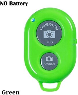 Draadloze Telefoon Camera Shutter Bluetooth Afstandsbediening Voor Iphone Android Het Stelt U Uw Mobiele Telefoon Camera groen