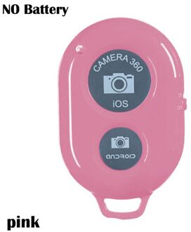 Draadloze Telefoon Camera Shutter Bluetooth Afstandsbediening Voor Iphone Android Het Stelt U Uw Mobiele Telefoon Camera roze
