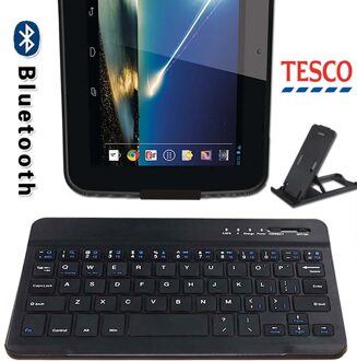 Draadloze Toetsenbord Bluetooth Toetsenbord Voor Tesco Hudl 2 8.3 Inch/ Hudl 7 Inch / Windows Connect 7 / 8 tablet Oplaadbare Toetsenbord TESCO Hudl 7 duim