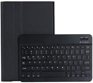 Draadloze Toetsenbord Voor Samsung Tab S6 Lite 10.4 P610 P615 Ultradunne Afneembare Bluetooth Toetsenbord Leather Case Met Pen slot Blackcase met zwart