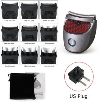 Draadloze Tondeuse Wasbare Elektrische Push Rvs Blade Quick Haar Knippen Trimmer Eu Au Vs Uk Lading Kapper Trimmer