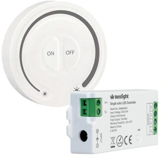 Draadloze touch wanddimmer inclusief controller