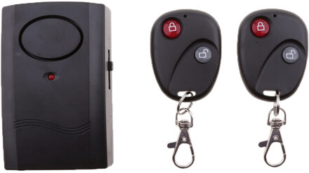 Draadloze Vibratie Alarm Systeem Anti-Diefstal Met Afstandsbediening Voor Fiets/Motorfiets/Voertuig Deur En Raam, 120db Luid