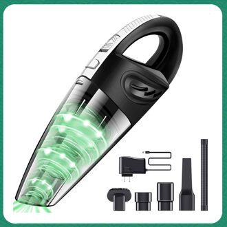 Draadloze Voertuig Stofzuiger Draagbare Handheld Krachtige Home Cyclone Cleaner 120W Quick Oplaadbare Auto Stofzuiger