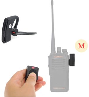 Draadloze Walkie Talkie Bluetooth PTT Headset Oortelefoon Voor HYT TC610 TC500 Motor GP300 GP308 GP68 GP88 Radio