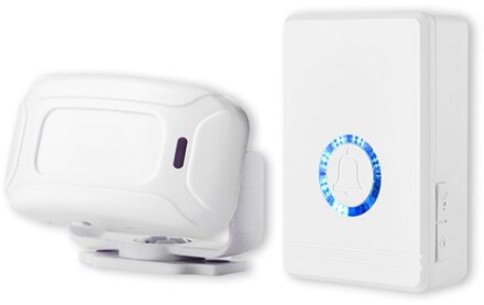 Draadloze Waterdichte Motion Sensor, Deur Raam Alert Alarm, Infrarood Sensor Deurbel Voor Thuis & Garagedeur, us Plug