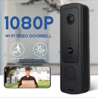 Draadloze Wifi Video Deurbel Smart Telefoon Deur Ring Intercom Security Camera Bell Wifi Deurbel @ T