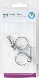 Draadslangklem Vt 20 Mm Staal Zilver 2 Stuks