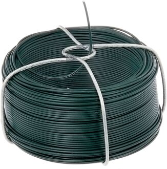 Draadspoel Ruwstaal Gegalvaniseerd Groen 1,2mm 50m