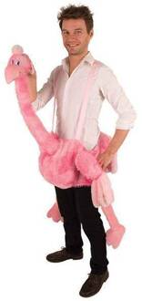 Draag mij pak struisvogel Roze