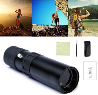 Draagbare 10-30x25 Zoom Monoculaire Pocket Telescoop Voor Outdoor Wandelen Reizen MC889