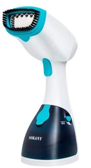 Draagbare 1200W Multifunctionele Handheld Afneembare Kledingstuk Stoomboot Mini Reizen Opknoping Stoomstrijkijzer Voor Kleding Stoomboot Strijken blauw