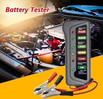 Draagbare 12V Auto Digitale Batterij Tester Dynamo Auto Bandenspanning Diagnostic Tools Auto Voertuig Accessaries Levert Onderdelen