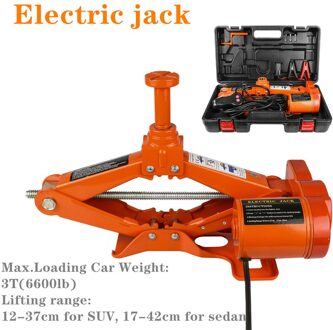 Draagbare 12V Auto Jack 3Ton Elektrische Jack Auto Lift Schaar Jack Lifting Machinisms Lift Jack