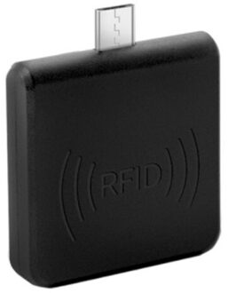 Draagbare 13.56 MHz F08/MF S50 Rfid-lezer Android Mirco USB Voor Smart Telefoon Toetsenbord Emulatie