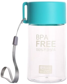 Draagbare 150 Ml Plastic Sap Water Cup Sport Camping Fietsen Reizen Accessoires Drinken Outdoor Sport Draagbare Flessen Blauw