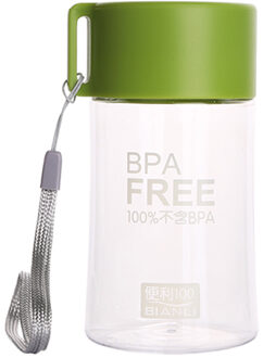 Draagbare 150 Ml Plastic Sap Water Cup Sport Camping Fietsen Reizen Accessoires Drinken Outdoor Sport Draagbare Flessen groen