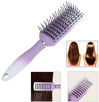 Draagbare 1Pc Gebogen Anti-Statische Haar Massage Kam Hair Styling Brush Voor Thuis Salon Anti-Statische Kappers kammen