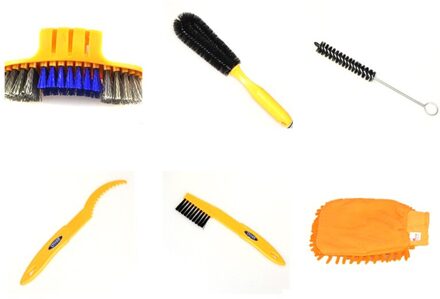 Draagbare 1Set Fiets Cleaing Tool Kits Fietsen Chain Band Cleaner Borstels Voor Fiets Reinigers Accessoires Fiets Schoonmaak Handschoenen