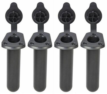 Draagbare 2/4Pcs Abs Plastic Hengel Pole Houder Boot Staaf Houder Bracket Mount Socket Voor Oceaan Boot vissen 2stk