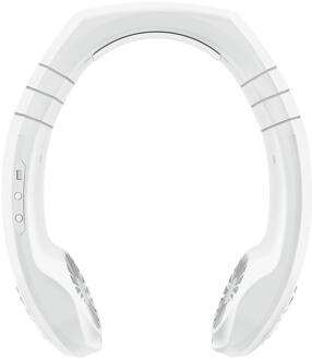 Draagbare 2 In 1 Air Cooler Usb Micro Mini Elektrische Airconditioner Persoonlijke Koeling Opknoping Hals Ventilator Voor Zomer Outdoor reizen wit