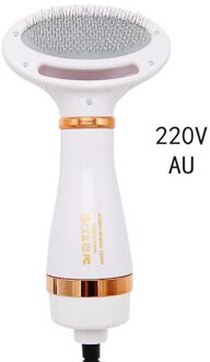 Draagbare 2 In 1 Huisdier Föhn Grooming Kam Borstel Voor Kat Hond Bont Verwijderen 3 Niveau Verstelbare Krachtige Pet levert Elektrische Tool 220V AU