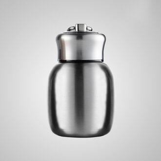 Draagbare 200Ml Mini Thermos Thee Thermoskan Mooie Roestvrijstalen Thermische Kop Mok Koffie Water Fles Water Reizen origineel kleur