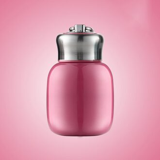 Draagbare 200Ml Mini Thermos Thee Thermoskan Mooie Roestvrijstalen Thermische Kop Mok Koffie Water Fles Water Reizen roos