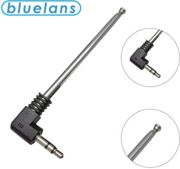 Draagbare 3.5Mm Socket Fm Radio Antenne Intrekbare Antenne Trekstang Telescopische Kaart Voor Mobiele Mobiele Telefoon
