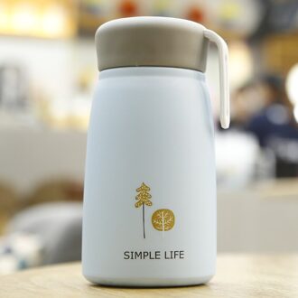 Draagbare 304 Rvs Stellen Thermos Cup Man En Vrouw Studenten Drinkbekers Thuis Buitensporten Fles Water blauw