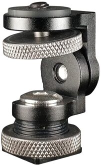 Draagbare 360 Panoramisch Flitsschoen Balhoofd Monitor Base Mount Bracket Houder Universele Voor Dslr Camera Led Video Verlichting