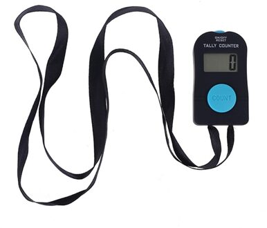 Draagbare 4-Digit Digitale Elektronische Teller Met Geluid Handmatige Reset Tally Decompressie Ontspanning Vinger Tool Voor Meditatie